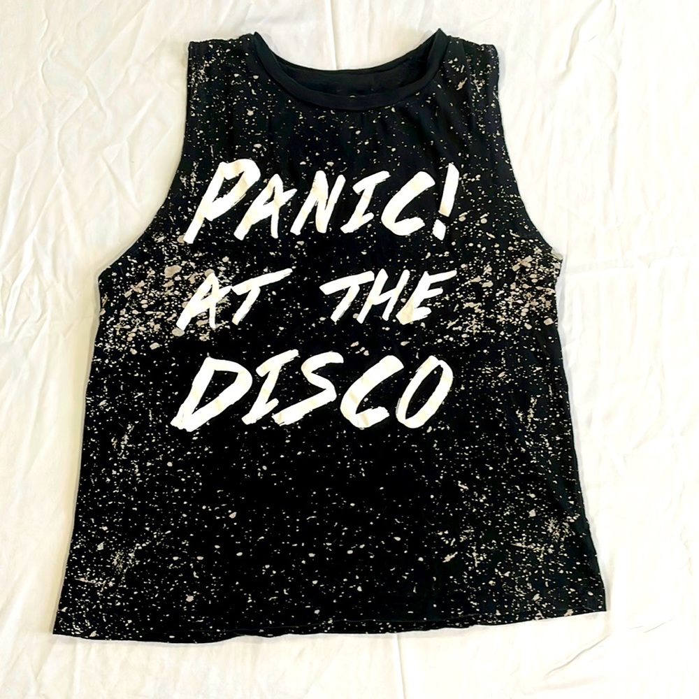 Manhead Panic! At The Disco Cut-Off Muscle Tank